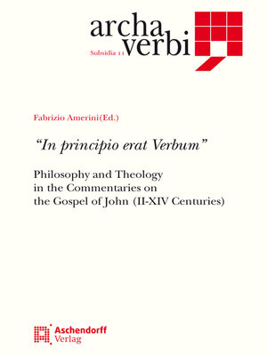 cover image of In principio erat Verbum